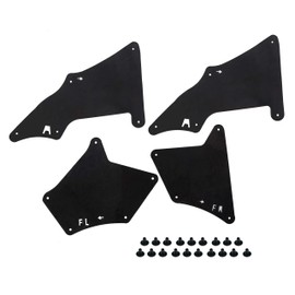 ECOTRIC Splash Shield with Clips Fender 4 Pcs Liner Guard Seals Compatible with 2003-2009 Toyota 4Runner