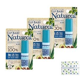 Mentholatum Lips, Baby Natural, Unscented, 0.1 oz (4 g), 3P + Bonus