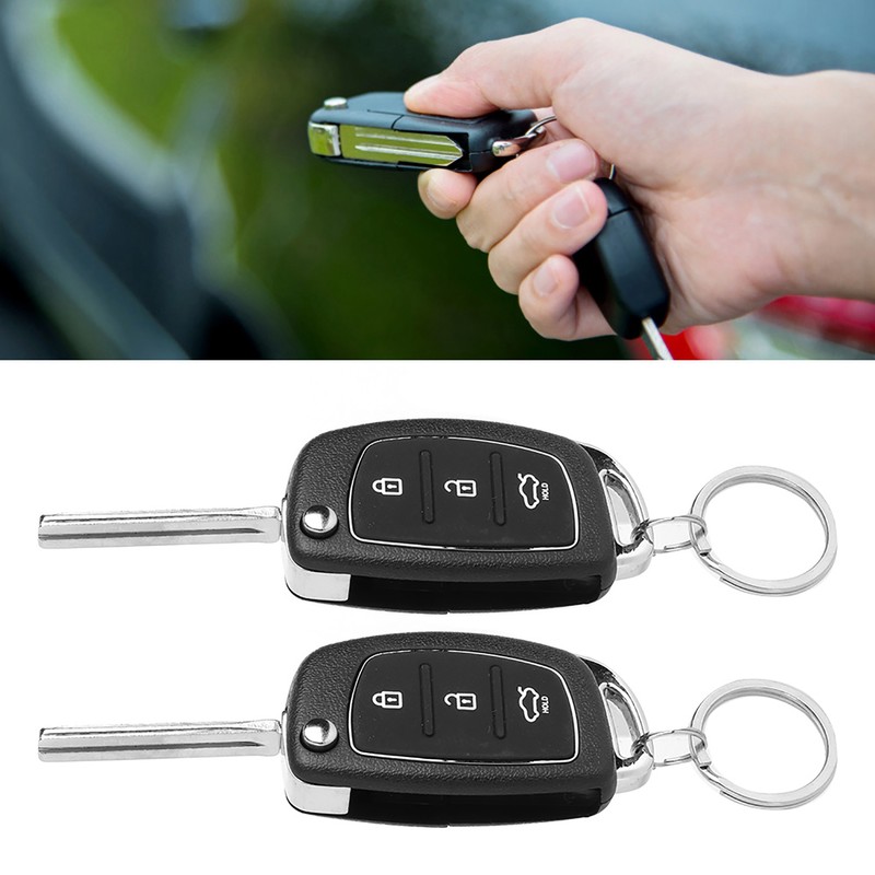Car Security System 3 Buttons Keyless Central Lock Keyless Entry