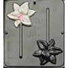 Day Lily Lollipop Chocolate Candy Mold 3388