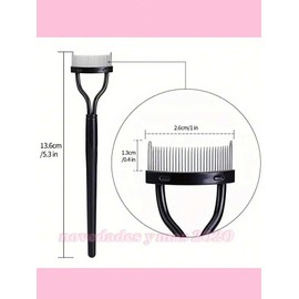 Cepillo Peine Separador Para Pestañas, Acero Inoxidable, Belleza, utencilios para pestañas, Cepillo Separador de Pestañas,Aplicador de Ríme,l Peine para Pestañas, Cepillo para Pestañas.