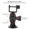 Bewinner Universal Dashcam Mount, 360 Degree Adjustable Dashcam Suction Cup