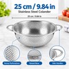 Stainless Steel Colander for Washing Vegetables & Draining Pasta –