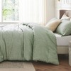 Bedsure Queen Comforter Set - Celadon Green Soft Bedding for