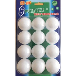 Table Tennis Balls White without Print – Pack of 12