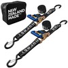 REAR TRANSOM BOAT TRAILER STRAPS RATCHET TIE DOWNS STRAP, Made