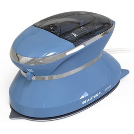 BEAUTURAL Mini Travel Steam Iron for Clothes with Dual Voltage, Non-Stick Soleplate, One Temperature Technology, Detachable Water Tank, Ideal for Sewing, Quilting and Handcraft