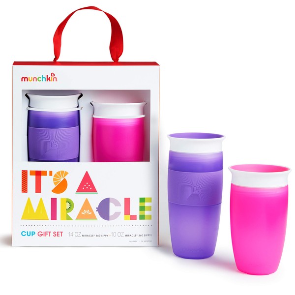 Munchkin It's a Miracle! Gift Set, Includes 10oz & 14oz