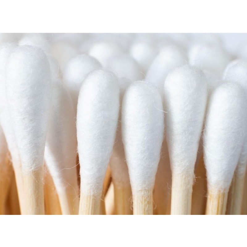 1000 Bamboo Cotton Buds | Q Tips for Ear Cleaning