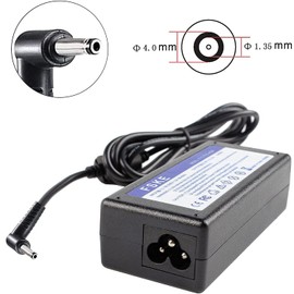 FSKE® 19V 2.37A 45W Laptop Charger for ASUS VivoBook X540 X540UA X540S X540LA X541S X541UA X553S M413DA F540SA F541UA L510MA Interface Plug Size: 4.0 x 1.35 mm (Does Not Apply 5, 5 mm × 2.5 mm)