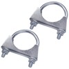 SKIR'CO (2 pcs) Pipe Clamps for 50 mm Diameter Pipes,