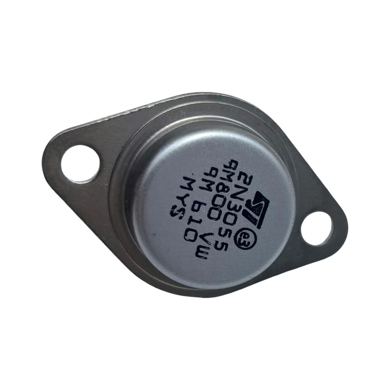 Zuide 12PCS 2N3055 Power Transistor 15A 100V 115W 2N3055 NPN