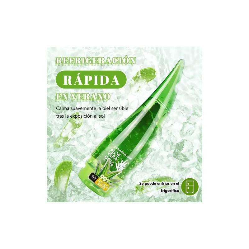 2pcs Gel Aloe Vera Anti-manchas Anti-acne Vitamina E Hidrata