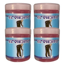 Pomada Gel El Viejito Canela, Clavo, Romero, Eucalipto 4 Pzs Neutro