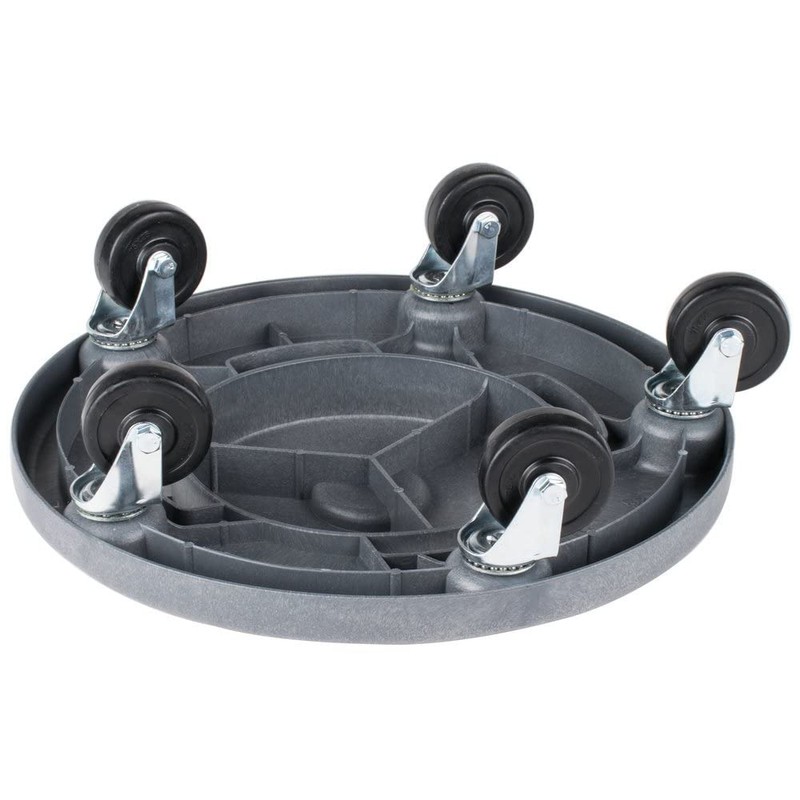 Trash Can Dolly Heavy-Duty | 5 Casters | 460 Lb