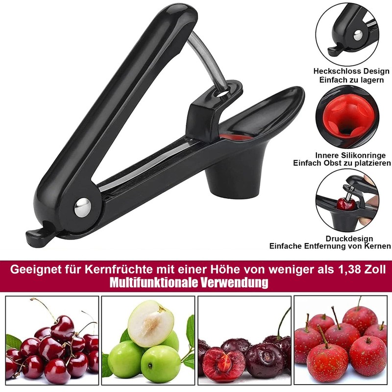 Cherry Stoner, Cherry Stone Remover, Cherry Pitter Tool, Stainless Steel