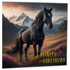 Horse Birthday Card Horses Design Greeting Card 145 x 145mm