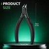 BALUCA Straight Edge Toenail Clippers for Thick Nails & Ingrown