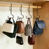ANIASOM 6 Inch Large Closet Rod Hooks with Safety Buckle,