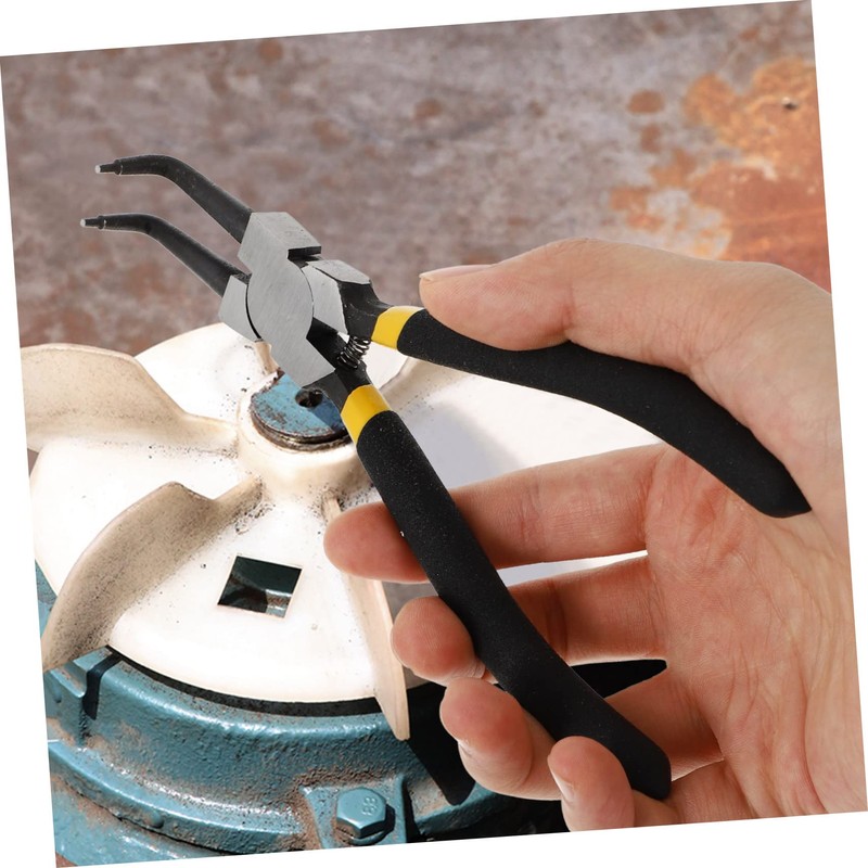 DOITOOL 4pcs Multifunctional Retainer Plier Internal External Spring Calipers Non-