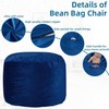 HABUTWAY Bean Bag Chair 3Ft Luxurious Velvet Ultra Soft Fur