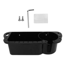 Yacht Functional Storage Boxes Convenient Multifunctional Fishing Tackle Versatile Tool Organizer for Boats Black