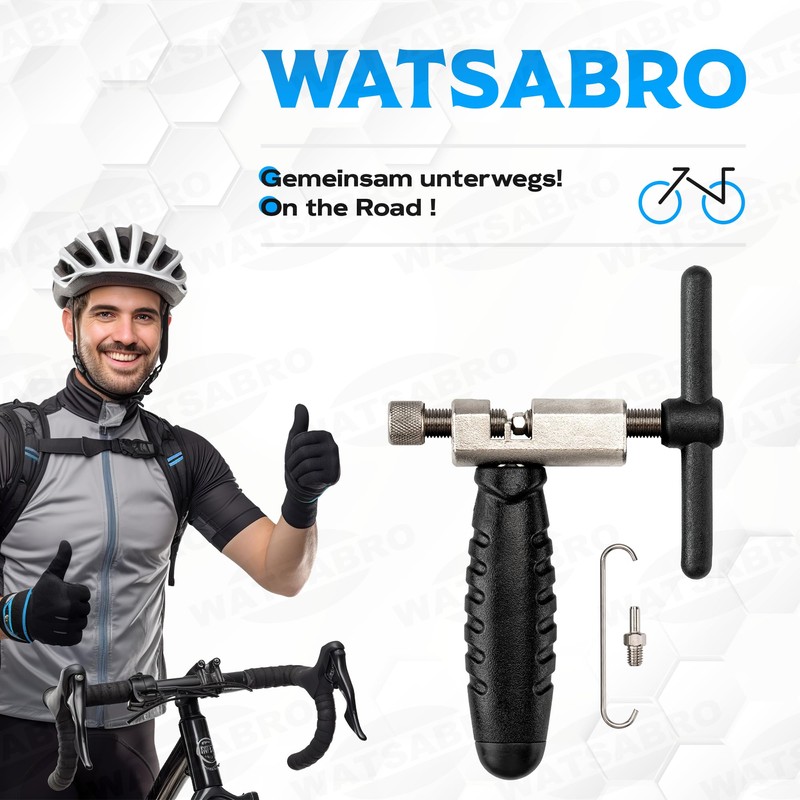 WATSABRO Chain Riveter Bicycle for 6 to 12 Speeds, Bicycle