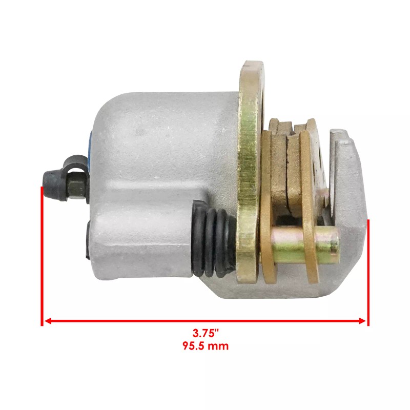 Caltric Front Left Right Brake Caliper W/ Pad For Polaris