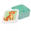 Puckator Zoo Animals Reusable Lidded Snack Pot Lunch Box Set