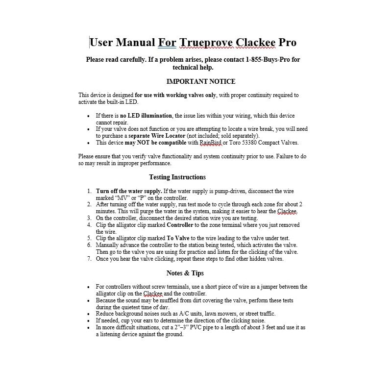 The Original Clackee™ Circle Pro 3.0 Sprinkler Valve Locator Irrigation
