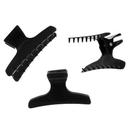 Hair Tools Butterfly Hair Clamps 12pk BLACK