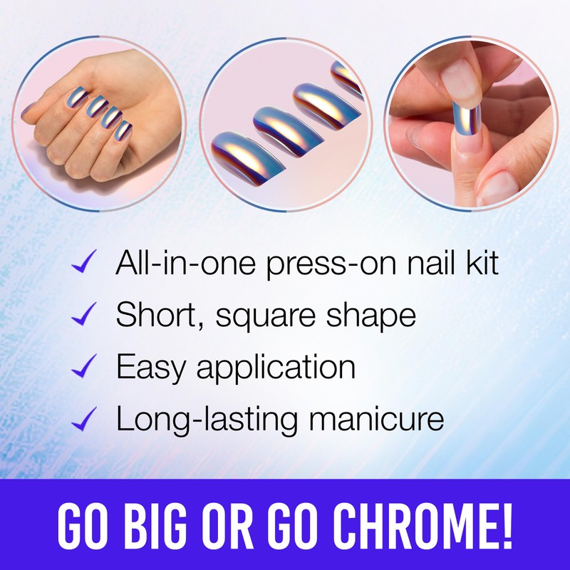 Ardell Nail Addict Chrome Moon