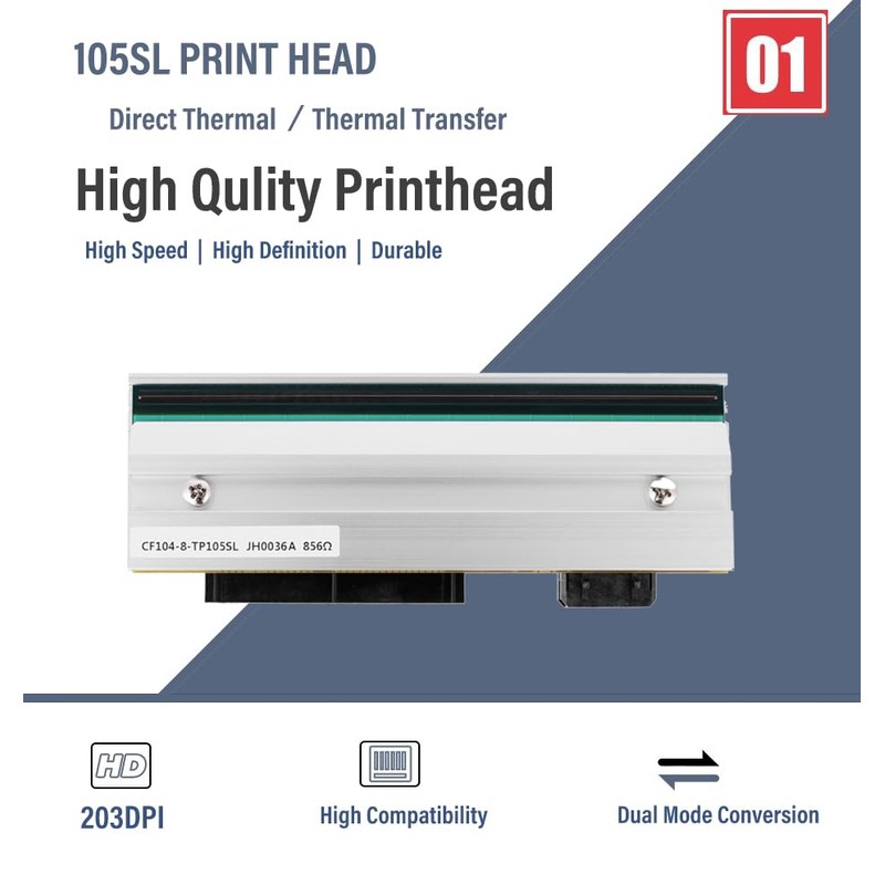 G32432-1M Thermal Printhead for Zebra 105SL Label Printer 203DPI Barcode