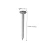CAXUSD 6pcs Low Profile Stainless Steel Survey Markers Durable Heavy