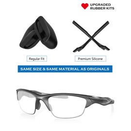 Replacement Earsocks & Nosepieces Rubber Kits for Oakley Half Jacket 2.0 OO9144|Half Jacket 2.0 XL Sunglass - White