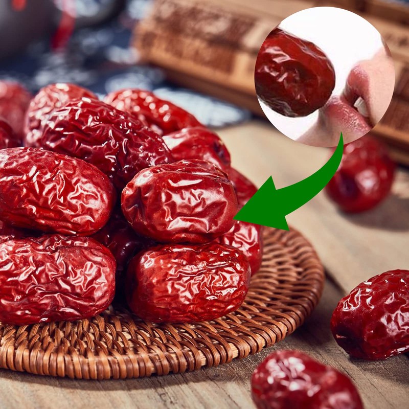 Dates Medjool Dried, Red Date,17.6oz Chinese Date Dates Dried Mini