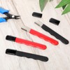 JIYIN 4 Pack Garden Tool Sharpener, Pruning Shears Blade Sharpener,