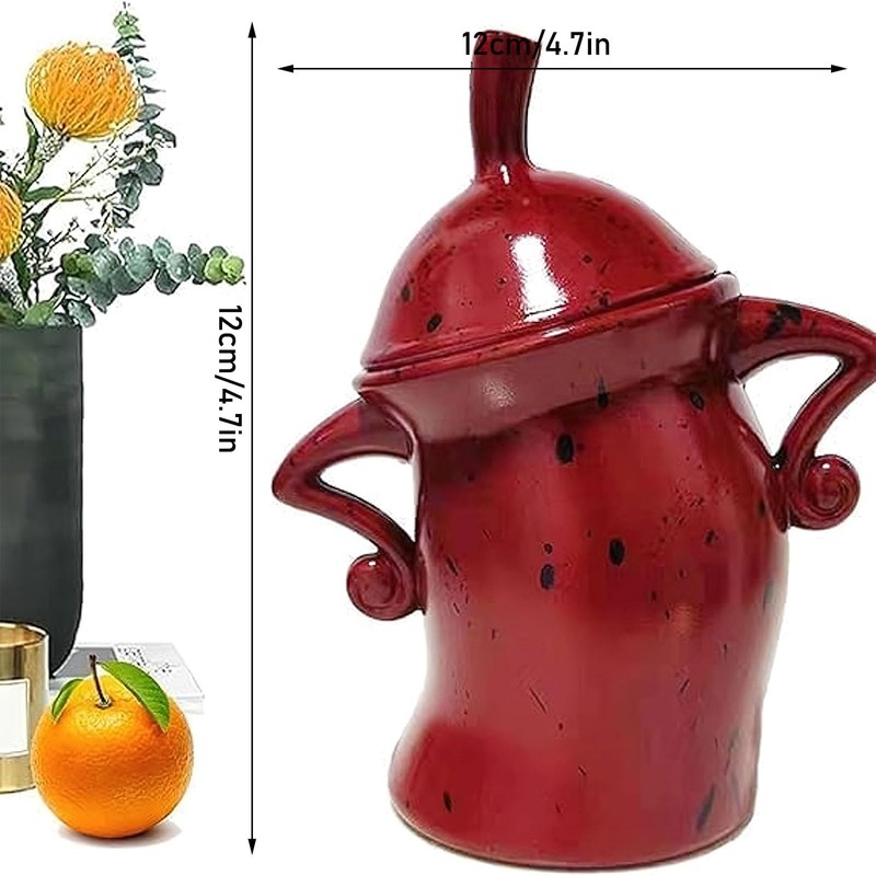 Ylapagne Canister with Attitude, Creative Forked Waist Jars with Lids,