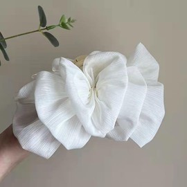 4 bow hair clips, headband hair, shark clip hair accessories (Style1, One size)