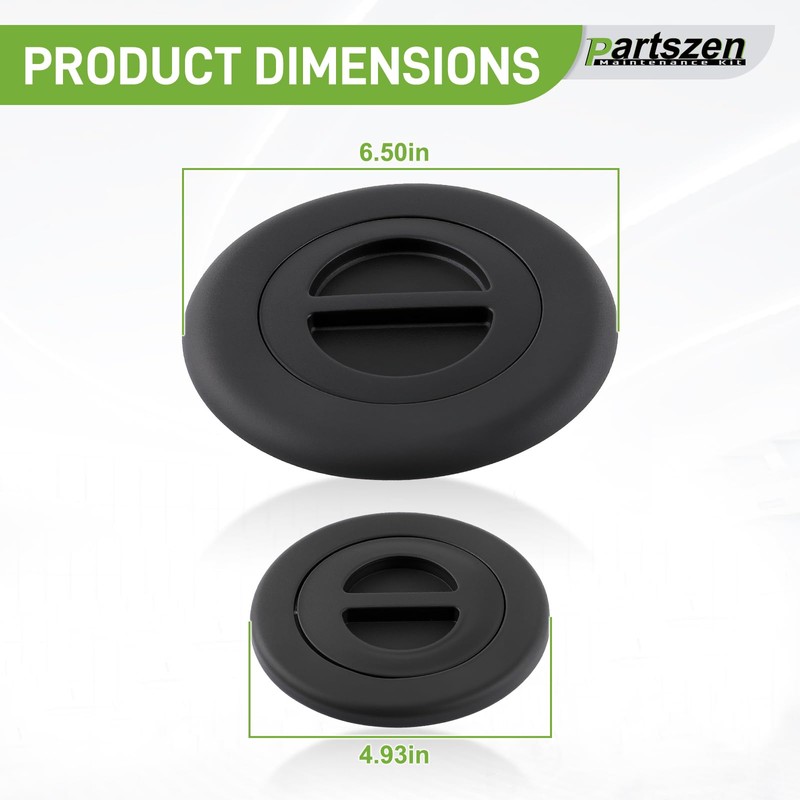 partszen 68225506AA ‎Bed Plug Cover Kit Fit for Dodge Ram