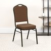 Flash Furniture HERCULES Series Crown Back Stacking Banquet Chair in