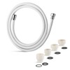OFFO Shower Hose, Soft, w/ Adapter, Low Odor, Pressure-Resistant, Leak-Proof,