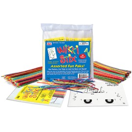 Wikki Stix Fun Paks, Contains 50 Individual paks! Great for Parties, Travel, classrooms, Award/incentives, Restaurants and Christmas Gift Giving, Made in The USA