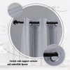 Anytime Home Curtains Blackout and Sheer Layered Solid Window Curtain