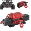 Alomejor RC Car Winch, 1:10 Scale Brushed Dual Motor Drive