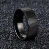 JEWPER 6MM 8mm Black/silver/gold Tungsten Rings for Men Womens Couple