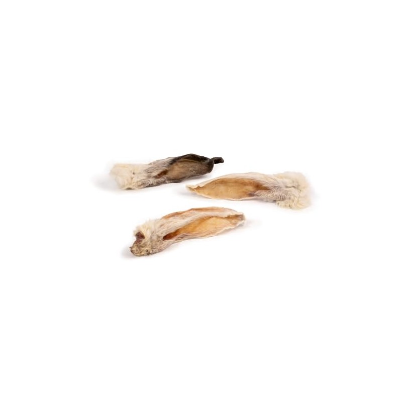 DIBO Orecchie di coniglio con pelliccia, sacchetto da 250 g,