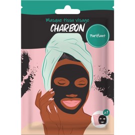Fabric Face Mask - Charcoal FRENCH TENDANCE