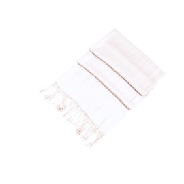 Sakkas Silky Soft Pashmina Feel Scarf / Stole - White