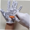 OATIPHO Reusable Massage Gloves with Acupoint Instructions Elastic Massage Hand